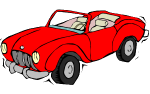 New Red Car Clipart