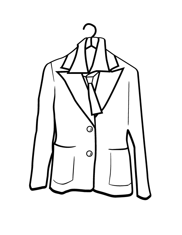 Winter Clothes Coloring Pages - AZ Coloring Pages