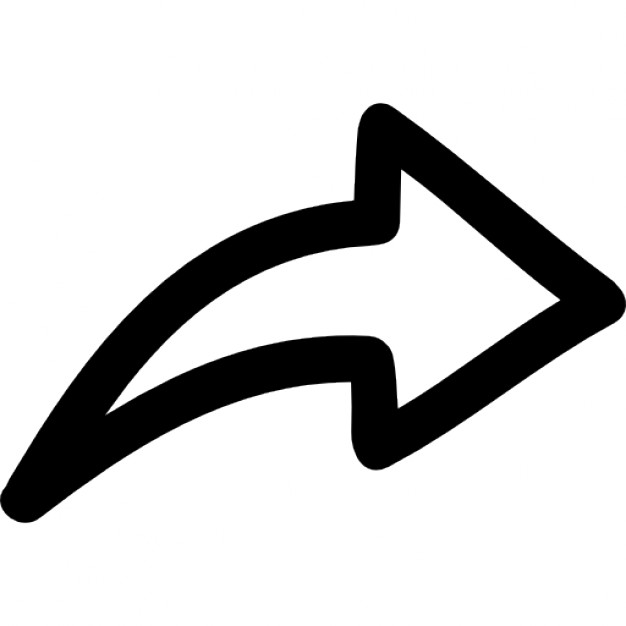Next hand drawn arrow pointing to right Icons | Free Download