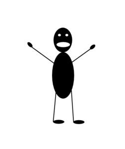 Stickman Schoolwork1 Clip Art - vector clip art ...