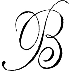 Decorative Letter B Clipart - Polyvore
