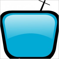 Glossy Tv clip art Vector clip art - Free vector for free download
