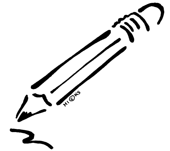 big pencil (in color) - Clip Art Gallery