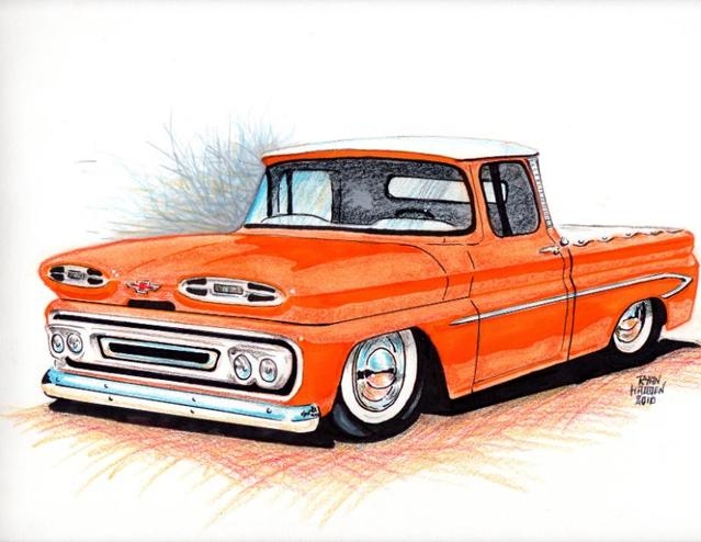 Haddens Hot Rod Drawings | MyRideisMe.com