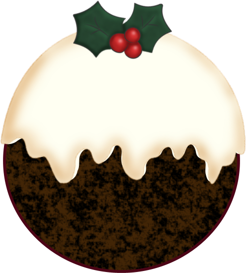 Christmas Cookie with Holly - PNG and Paint Shop Pro Tube