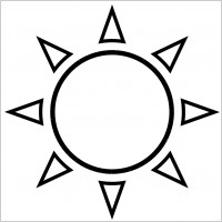 Sun Clip Art Outline - ClipArt Best
