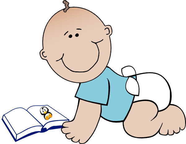 Baby Read clip art - vector clip art online, royalty free & public ...