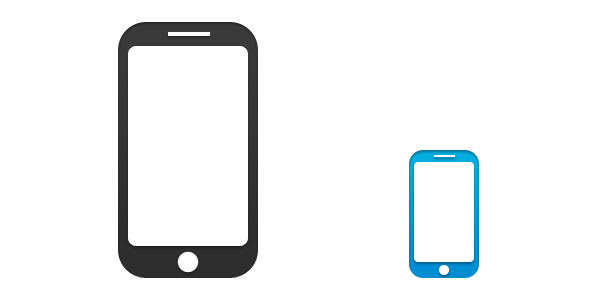 Cell Phone Symbol Vector Clipart