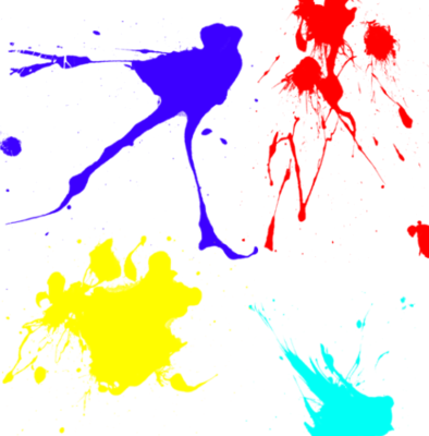 PSD Detail | Splattered Paint | Official PSDs