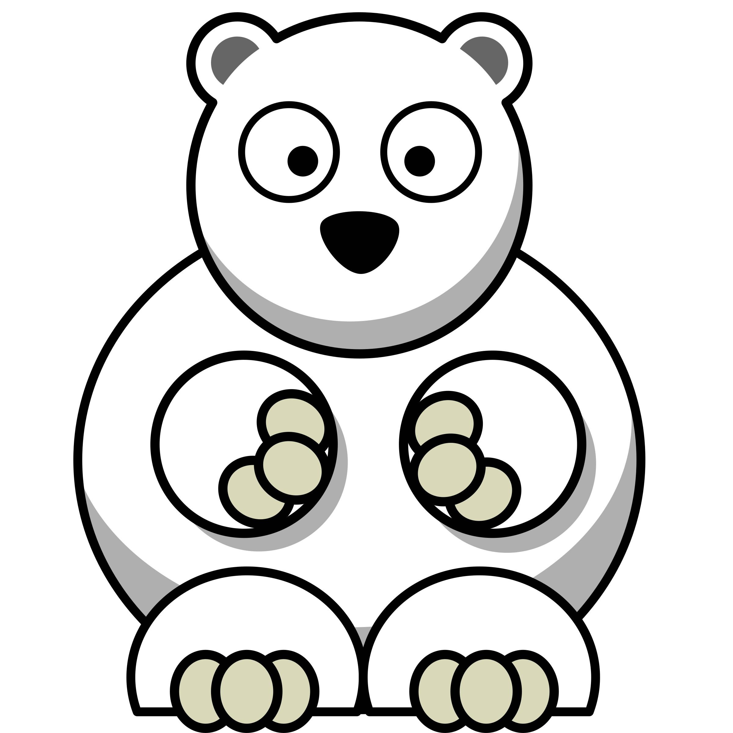 Clipart - Polar bear remix