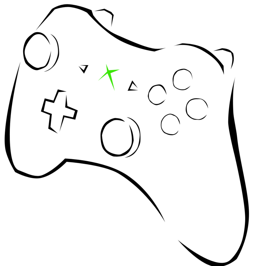 Xbox 360 controller clipart