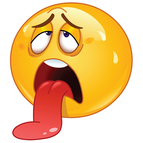 Sweating Smiley Face Clipart - Free to use Clip Art Resource