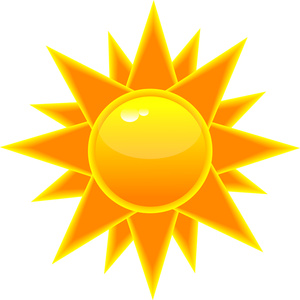 Sunflower Clipart Image - Sunflower Style Sun Graphic