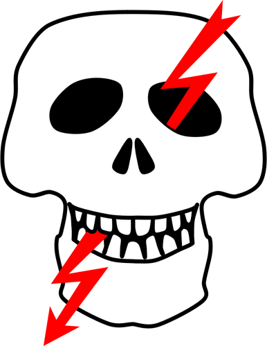 High voltage danger sign in Russia vector image | Public domain ...