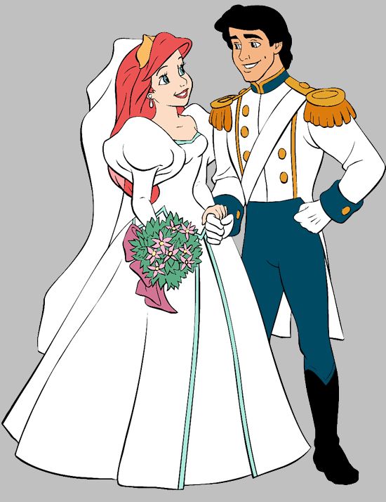 Prince eric, Ariel and Prince