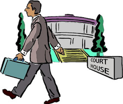 Lawyers And Trial Clipart