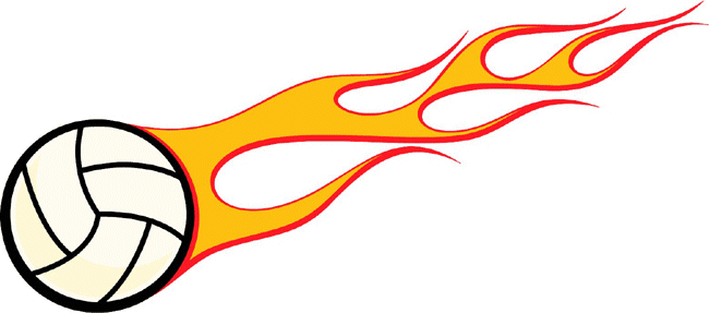 Best Flaming Volleyball Clipart #28346 - Clipartion.com