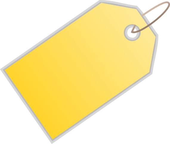 Blank Price Tag Clipart - Free to use Clip Art Resource
