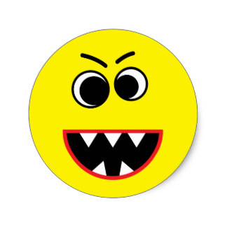 Scary Smiley Face Craft Supplies | Zazzle