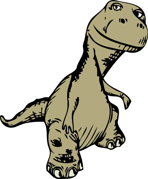 Dinosaur clip art Free Vector
