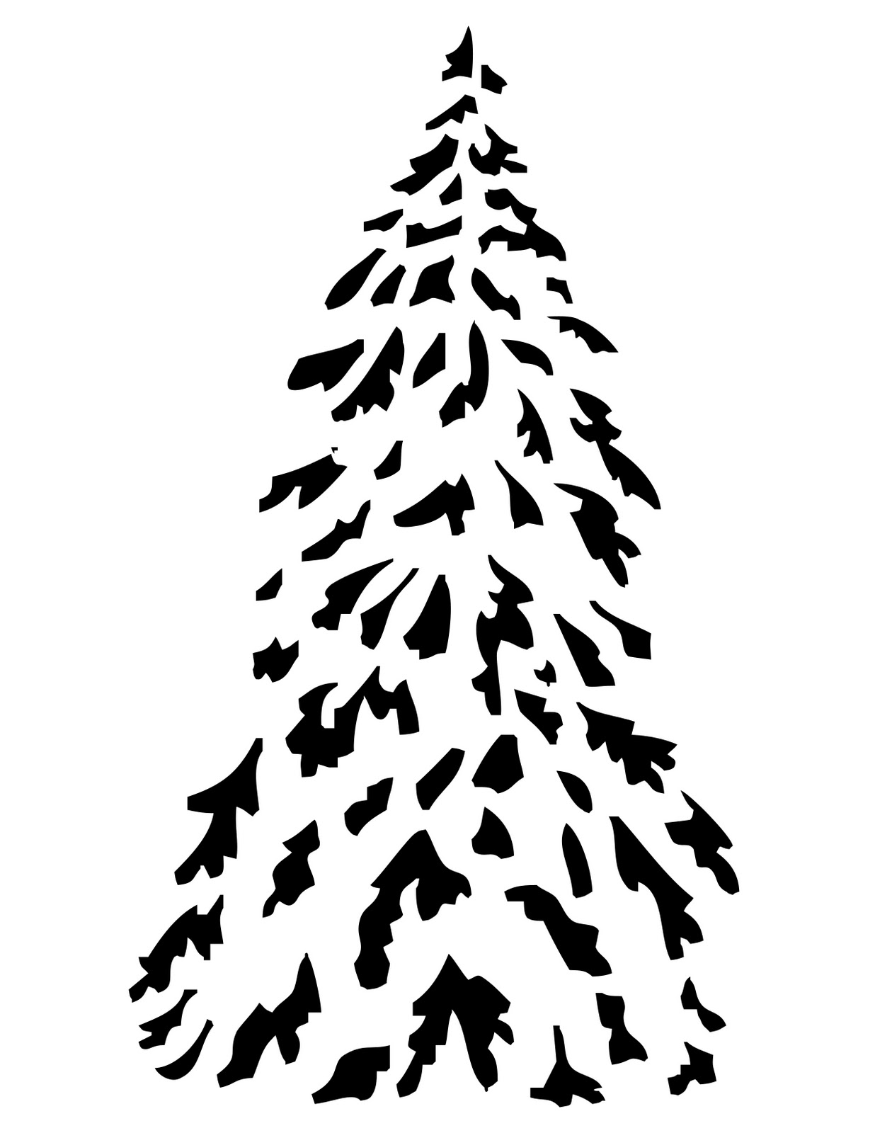 Straight Stitches: Wintry Tree Pillow