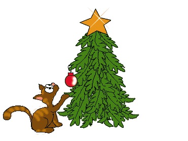 Cartoon pictures of christmas trees clip art