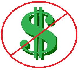 No Money Sign Clip Art - Free Clipart Images