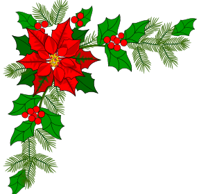 Christmas Corner Border Clipart