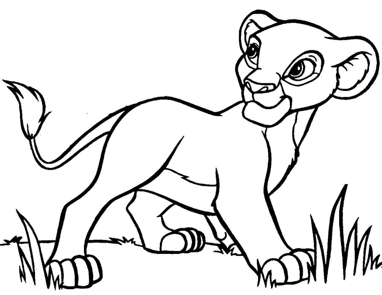 Disney characters outline clipart