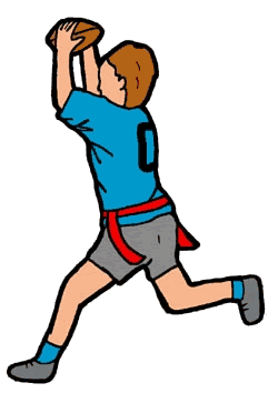 Flag football clip art
