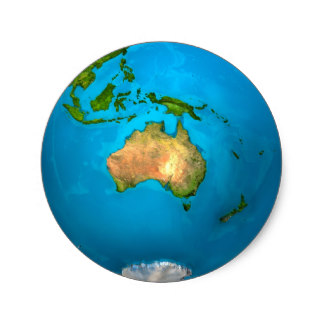 3d Earth Stickers | Zazzle