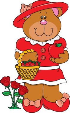 Color clipart of bears