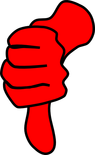 Facebook Thumbs Down Clipart