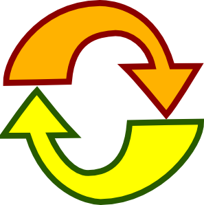 Double arrow clip art