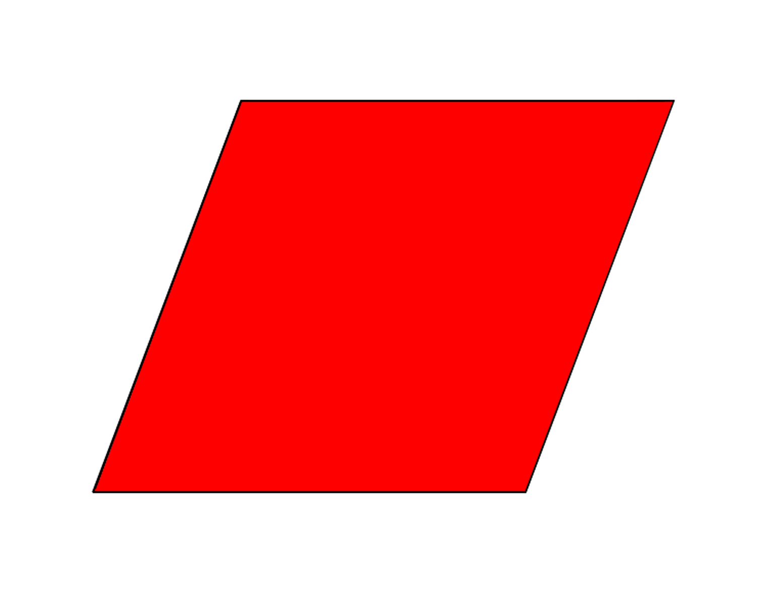 Parallelogram Clipart