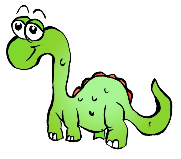 Brontosaurus Royalty Free Cute Dinosaur Clipart