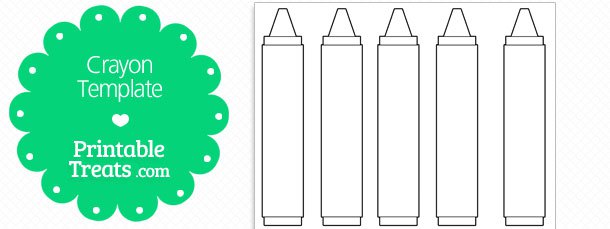 Crayon Template. crayon box template clip art big crayons b amp w ...