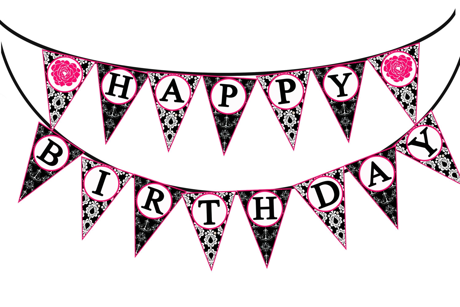 Rainbow flag banner clipart happy birthday - ClipartFox