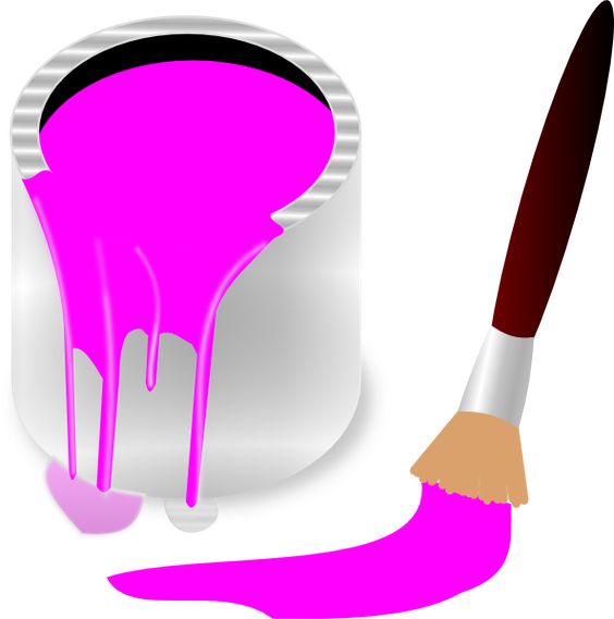 Pink, Paint splatter and Art