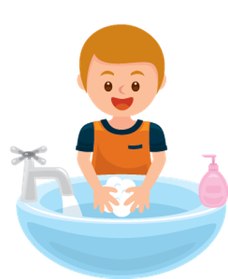 Washing Hands: Get Away Bacteria | Clipart | The Arts | Image ...