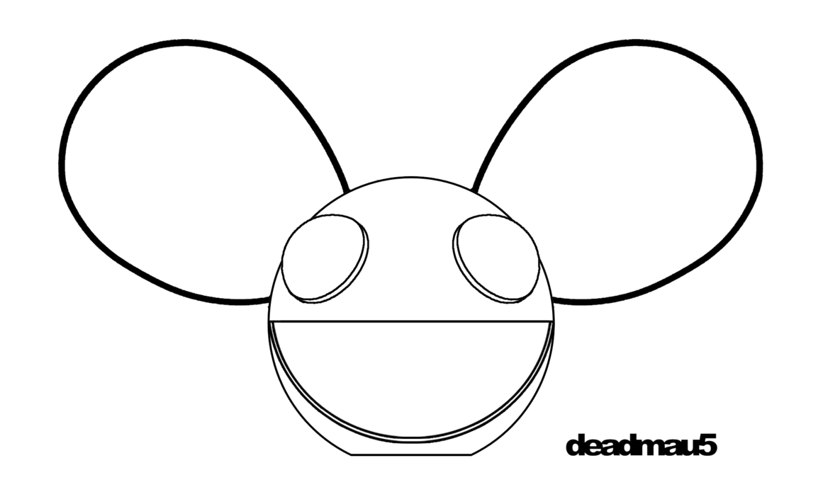 Deadmau5 Head Template - ClipArt Best - ClipArt Best