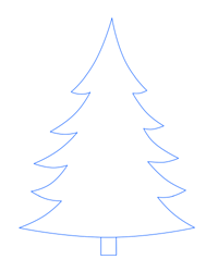 Cartoon Christmas Tree