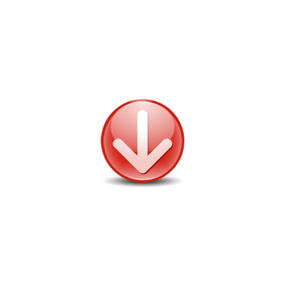 arrow_down_9, red, arrow, down, download, circle, button, icon ...