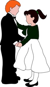 Children Dancing Clipart Image - Kids Learning To Ballroom Dance