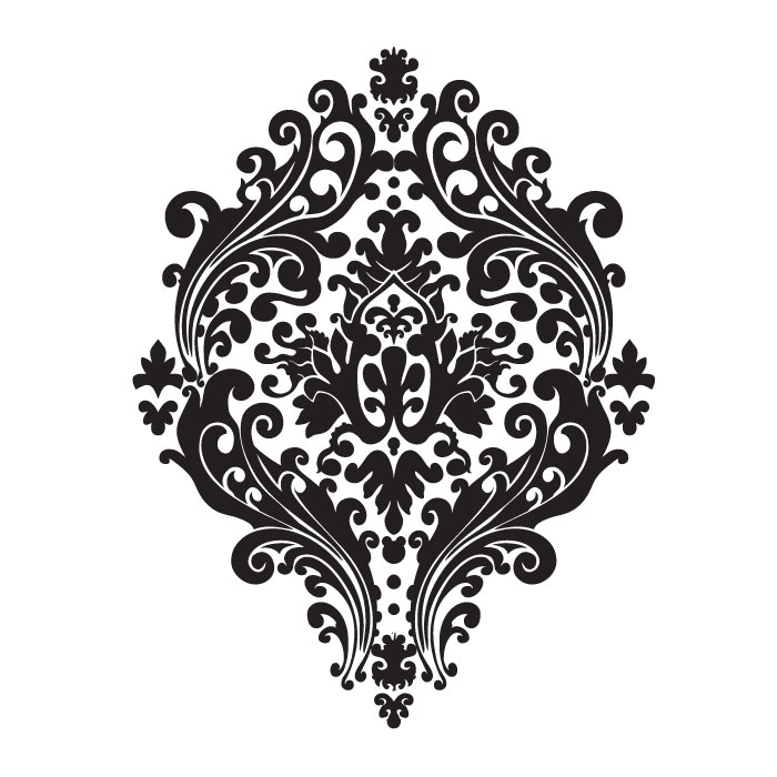 Damask Design - ClipArt Best