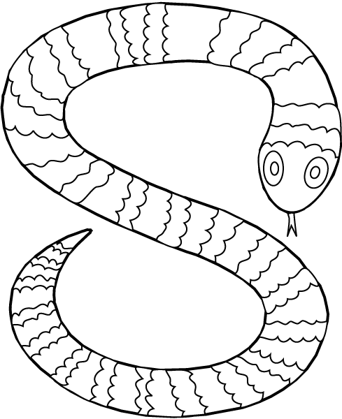 Snake Coloring Pages