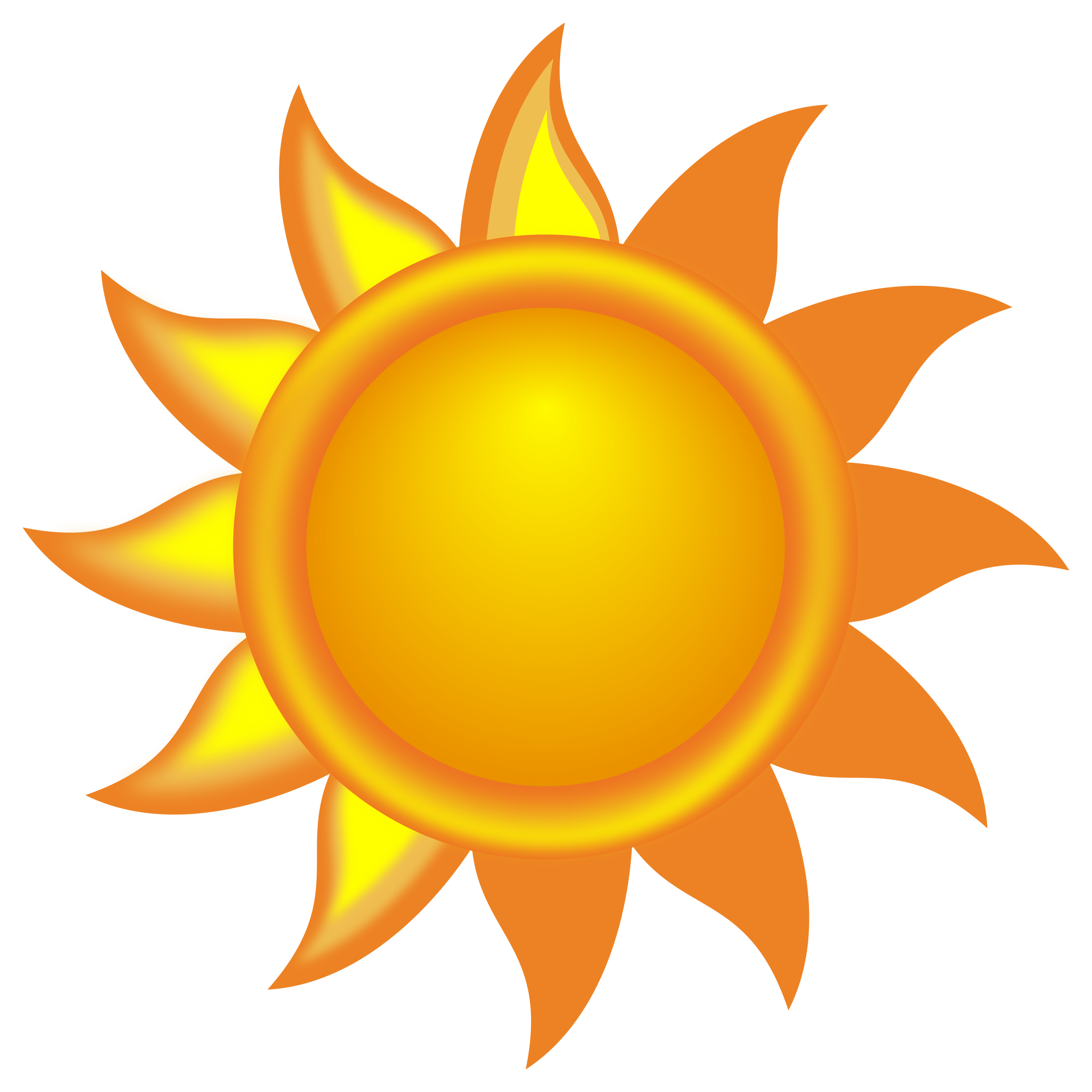 Clipart - Decorative Sun