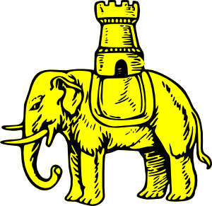 Elephant And Castle clip art Free Vector