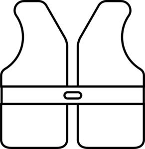 Life Vest Outline clip art - vector clip art online, royalty free ...