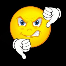 When do you use the "Thumbs Down" button?